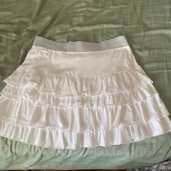 Girls White Justice Skirt - Picture 2 of 5